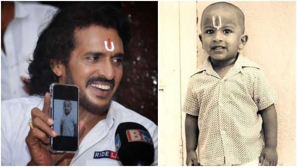 ಪುನೀತ್ ಹಣೆಯ ಮೇಲೂ UI : ಮುಹೂರ್ತದಲ್ಲಿ ಅಪ್ಪು ಫೋಟೊ ತೋರಿಸಿದ್ದೇಕೆ ಉಪ್ಪಿ?