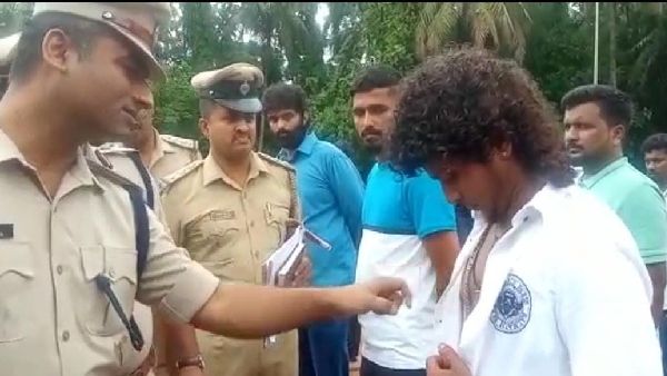 ಸ್ಯಾಂಡಲ್‌ವುಡ್ ಡ್ರಗ್ಸ್ ಪ್ರಕರಣದ ಆರೋಪಿ ಡ್ಯಾನ್ಸರ್ ಕಿಶೋರ್‌ ಶರ್ಟ್ ಬಿಚ್ಚಿಸಿದ ಕಮೀಷನರ್