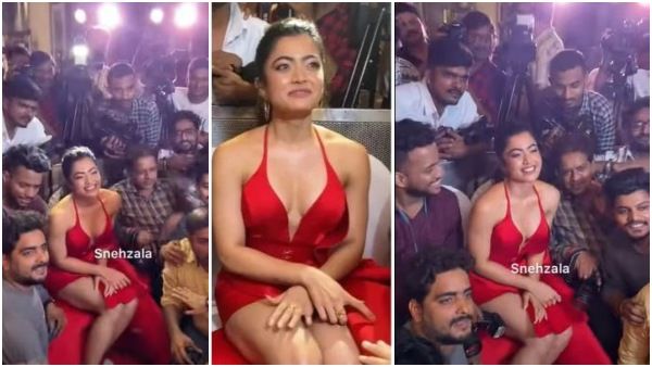 ಕೆಂಪು ಉಡುಪು ಧರಿಸಿ ಬಂದ ರಶ್ಮಿಕಾ ಮಂದಣ್ಣಗೆ ಮುಜುಗರ: ಅಂಥದ್ದೇನಾಯ್ತು?