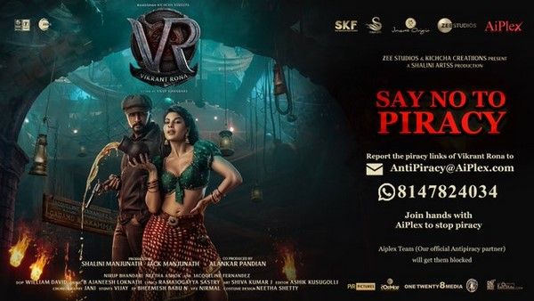 'ವಿಕ್ರಾಂತ್ ರೋಣ'ನ ಬಿಡದ ಪೈರಸಿ ಕಾಟ: ಕಲೆಕ್ಷನ್ ಮೇಲೆ ಪರಿಣಾಮ!