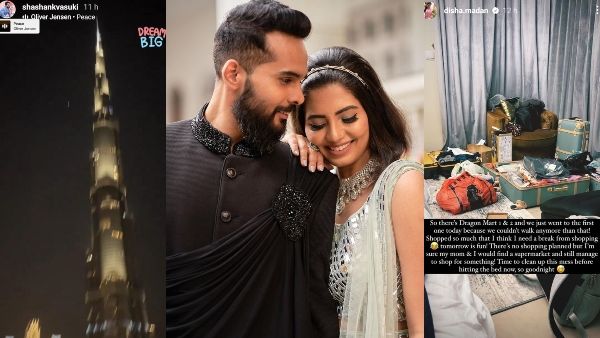 ದುಬೈನಲ್ಲಿ ಎಂಜಾಯ್ ಮಾಡುತ್ತಿರುವ ದಿಶಾ ಮದನ್-ಶಂಶಾಕ್ ಜೋಡಿ