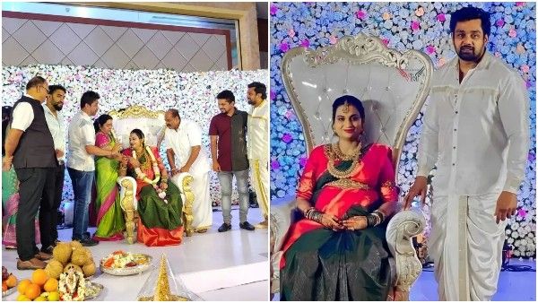 ಧ್ರುವ ಸರ್ಜಾ ಪತ್ನಿ ಪ್ರೇರಣಾ ಸರ್ಜಾ ಅದ್ಧೂರಿ ಸೀಮಂತ ಶಾಸ್ತ್ರದ ಫೋಟೊಗಳು ವೈರಲ್