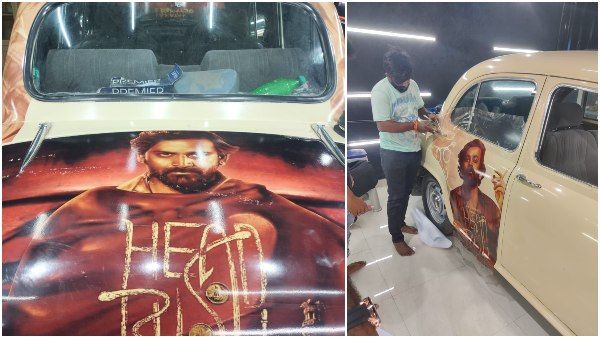 ಅಂಬಾಸಿಡರ್ ಕಾರಿಗೆ 'ಹೆಡ್‌ಬುಷ್' ಪೋಸ್ಟರ್ ಅಂಟಿಸಿ ಪ್ರಚಾರಕ್ಕೆ ಬಿಟ್ಟ ಡಾಲಿ: ಎಲ್ಲೆಲ್ಲಿ ಓಡುತ್ತೆ?