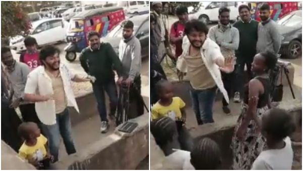 ವಿಡಿಯೋ: ಕೀನ್ಯಾ ಮಕ್ಕಳೊಂದಿಗೆ ಗೋಲ್ಡನ್ ಸ್ಟಾರ್‌ ಸಖತ್‌ ಸ್ಟೆಪ್ಸ್‌