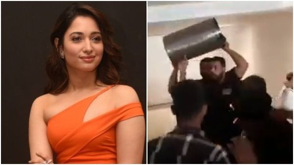 ಮಾಧ್ಯಮಗಳ ಮೇಲೆ ಬೌನ್ಸರ್​ ಹಾರಾಟ: ತಮನ್ನಾಗೆ ಮುಜುಗರ