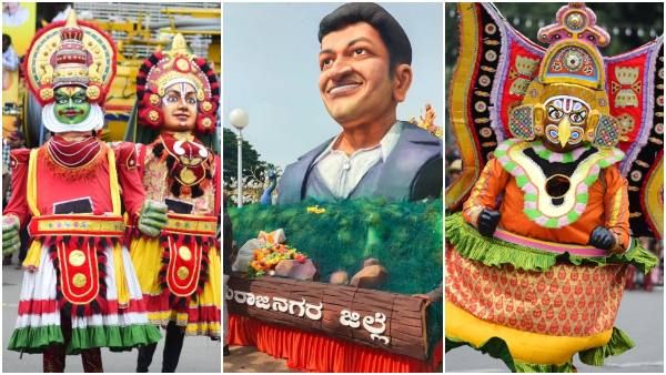 ಜಂಬೂಸವಾರಿಗೆ ಕಳೆತಂದ ‘ಕಲಾತಂಡಗಳು’, ಗಮನ ಸೆಳೆದ ಪುನೀತ್ ರಾಜ್‌ಕುಮಾರ್ ಸ್ಥಬ್ಧಚಿತ್ರ!