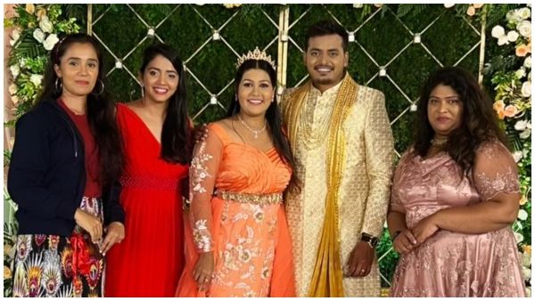 ರಿಸೆಪ್ಷನ್ ಪಾರ್ಟಿಯಲ್ಲಿ ಮಿಂಚಿದ ನಟಿ ಗ್ಯಾಬಿ ಎಲಾ ಸ್ಮಿತ್ ಹಾಗೂ ನಟ ಸುಹಾಸ್