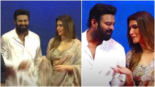 ವೇದಿಕೆ ಮೇಲೆ ಬೆವರುತ್ತಿದ್ದ ಪ್ರಭಾಸ್‌ಗೆ ದುಪ್ಪಟ್ಟ ಕೊಟ್ಟ ಕೃತಿ ಸನನ್: ಫ್ಯಾನ್ಸ್‌ಗೆ ಅನುಮಾನ!