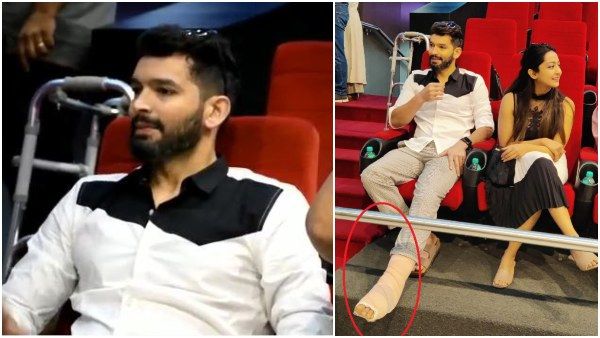 ಎಡಗೈ ಅಪಘಾತಕ್ಕೆ ಕಾರಣ ಎನ್ನುತ್ತಲೇ ಎಡಗಾಲಿಗೆ ಪೆಟ್ಟು ಮಾಡಿಕೊಂಡ ದಿಗಂತ್!