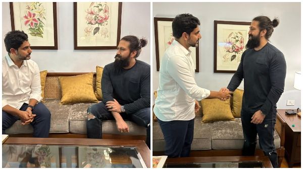 ಹೈದರಾಬಾದ್‌ನಲ್ಲಿ ನಟ ಯಶ್ ಹಾಗೂ ಆಂಧ್ರ ರಾಜಕೀಯ ಮುಖಂಡ ನಾರಾ ಲೋಕೇಶ್ ಭೇಟಿ