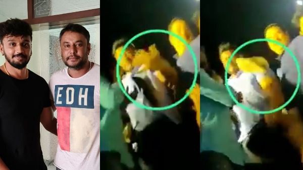 ದರ್ಶನ್ ಮೇಲೆ ಚಪ್ಪಲಿ ಎಸೆತ: ಡಿ ಬಾಸ್ ವಿರುದ್ಧ ಪಿತೂರಿ ನಡೆಸಿದ್ದಾರೆ, ಕರ್ಮ ಬಿಡಲ್ಲ ಎಂದ ಧನ್ವೀರ್