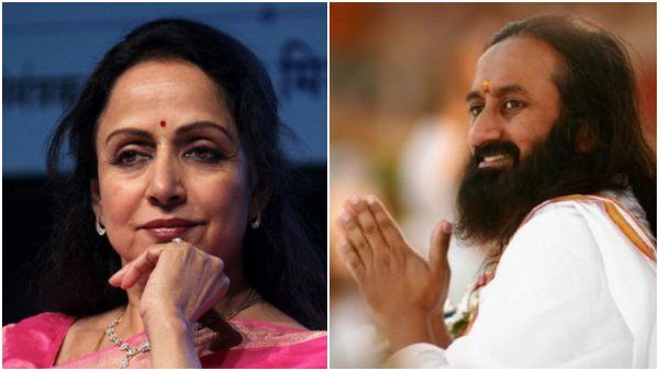 ರವಿಶಂಕರ್ ಗುರೂಜಿ ಆಶ್ರಮದ ಉತ್ಸವದಲ್ಲಿ ಹೇಮಮಾಲಿನಿ, ಸುಮಲತಾ!