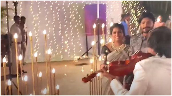 ಸ್ಯಾಂಡಲ್‌ವುಡ್ ಜೋಡಿ ಹರಿಪ್ರಿಯಾ, ವಸಿಷ್ಠ ಸಿಂಹ ಅದ್ಧೂರಿ ಆರತಕ್ಷತೆ