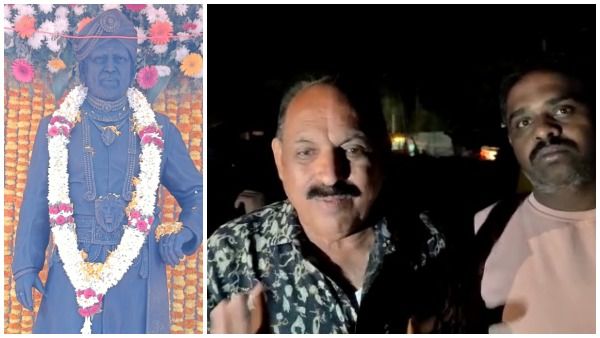 ಕತ್ತಲೆಯಲ್ಲಿ ವಿಷ್ಣುವರ್ಧನ್ ಸ್ಮಾರಕ: ಅಭಿಮಾನಿಗಳಿಂದ ಅಹೋರಾತ್ರಿ ಧರಣಿ