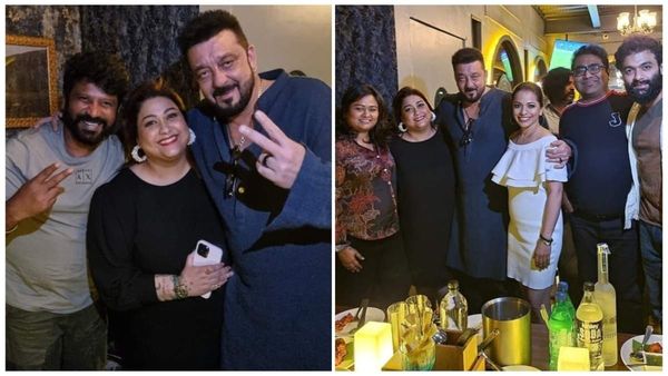 'KD' ಚಿತ್ರತಂಡದ ಜೊತೆ ಅಧೀರ ಸಂಜಯ್ ದತ್ ಪಾರ್ಟಿ: ಫೋಟೊಗಳು ವೈರಲ್