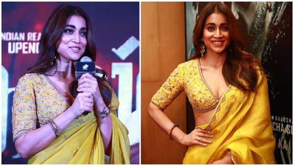 ಮಹಾಶಿವರಾತ್ರಿ ಹಬ್ಬಕ್ಕೆ ಚೆನ್ನೈನಲ್ಲಿ 'ಕಬ್ಜ' ಖದರ್: ಹಳದಿ ಸೀರೆಯಲ್ಲಿ ಕಣ್ಣು ಕುಕ್ಕಿದ ಶ್ರಿಯಾ ಶರಣ್!