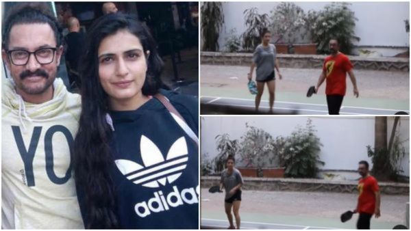 'ದಂಗಲ್' ನಟಿ ಜೊತೆ ಆಮಿರ್ ಖಾನ್ ಪಿಕಲ್‌ಬಾಲ್ ಆಟ.. ವಿಡಿಯೋ ವೈರಲ್: 