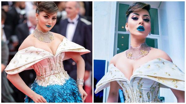 Cannes 2023: ನೀಲಿ ಲಿಪ್‌ಸ್ಟಿಕ್ ಹಚ್ಚಿಕೊಂಡು ರೆಡ್ ಕಾರ್ಪೆಟ್‌ ಮೇಲೆ ಹೆಜ್ಜೆ ಹಾಕಿದ 'ಐರಾವತ'ನ ಅರಗಿಣಿ