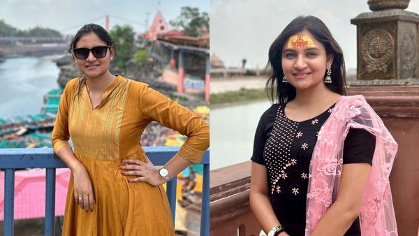 ಉಜ್ಜಯಿನಿಯ ಮಹಾಕಾಳೇಶ್ವರ ದೇವಾಲಯಕ್ಕೆ ಭೇಟಿ ನೀಡಿದ 'ಕನ್ನಡತಿ' ರಂಜನಿ