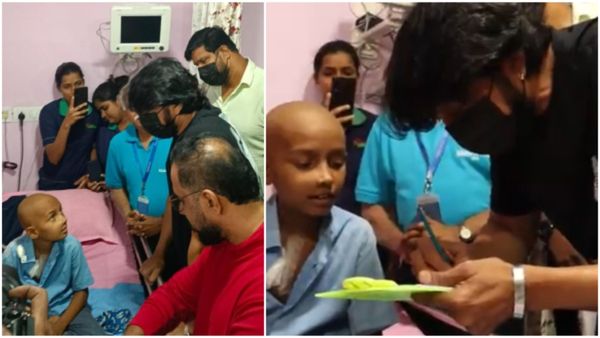 ಕ್ಯಾನ್ಸರ್‌ನಿಂದ ಬಳಲುತ್ತಿರೋ ಪುಟ್ಟ ಅಭಿಮಾನಿಯ ಆಸೆ ಈಡೇರಿಸಿದ ಕಿಚ್ಚ ಸುದೀಪ್: ವಿಡಿಯೋ ವೈರಲ್