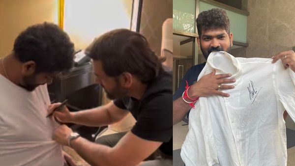 ನಯನತಾರಾ ಪತಿ ಟಿ ಶರ್ಟ್ ಮೇಲೆ ಧೋನಿ ಆಟೋಗ್ರಾಫ್; ವಿಡಿಯೊ ವೈರಲ್