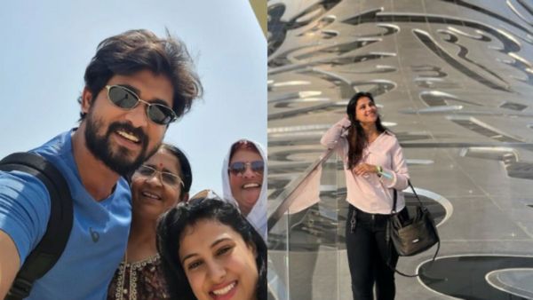 ದುಬೈನಲ್ಲಿ ಎಂಜಾಯ್ ಮಾಡುತ್ತಿರುವ ಚಂದನವನದ ಕ್ಯೂಟ್ ಕಪಲ್