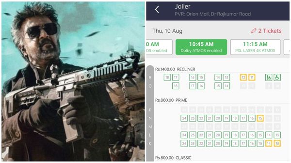 ಬೆಂಗಳೂರಲ್ಲಿ 'ಜೈಲರ್' ಹಗಲು ದರೋಡೆ? ಟಿಕೆಟ್ ದರ 600 ರೂ.ನಿಂದ 1400 ರೂ.. ಹೊರ ರಾಜ್ಯದವರು ಶಾಕ್