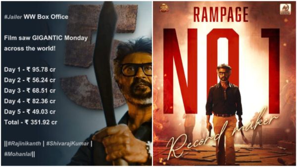 Jailer Box Office: 'ಜೈಲರ್' ಸೈಲೆಂಟ್ ಆಗಲ್ಲ.. 5 ದಿನಕ್ಕೆ ₹350 ಕೋಟಿ.. ಕರ್ನಾಟಕದಲ್ಲೂ ಕಲೆಕ್ಷನ್ ಎಷ್ಟು ಅಂತಿರಾ?