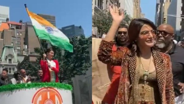 ನ್ಯೂಯಾರ್ಕ್ 'ಇಂಡಿಯಾ ಡೇ ಪರೇಡ್' ನಲ್ಲಿ ಮಿಂಚಿದ ಸಮಂತಾ, ಜಾಕ್ವೆಲಿನ್