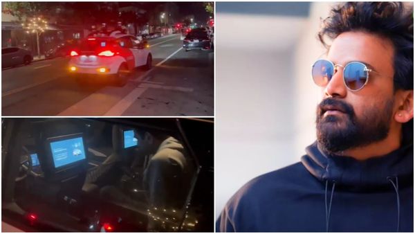 Dhananjaya in America: ಚಾಲಕನಿಲ್ಲದ ಕಾರಿನಲ್ಲಿ ಡಾಲಿ.. ಯುಎಸ್‌ನಲ್ಲಿ ಧನಂಜಯ್ ಮಸ್ತಿ!