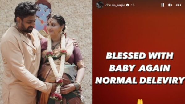 ಗಣೇಶ ಚತುರ್ಥಿಯಂದು ಗಂಡು ಮಗುವನ್ನು ಮನೆಗೆ ಬರಮಾಡಿಕೊಂಡ ನಟ ಧ್ರುವ ಸರ್ಜಾ ದಂಪತಿ