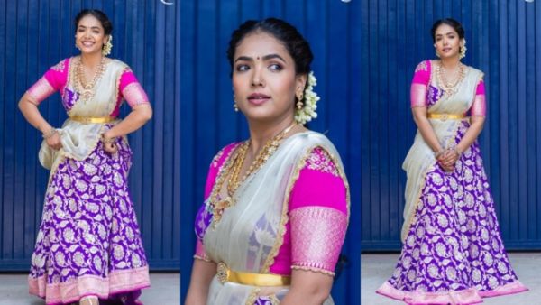 ಲಂಗ ದಾವಣಿಯಲ್ಲಿ ಮಿಂಚಿದ ನಟಿ ಅನುಪಮಾ ಗೌಡ, ಸೋಷಿಯಲ್ ಮೀಡಿಯಾದಲ್ಲಿ ಫೋಟೋ ವೈರಲ್