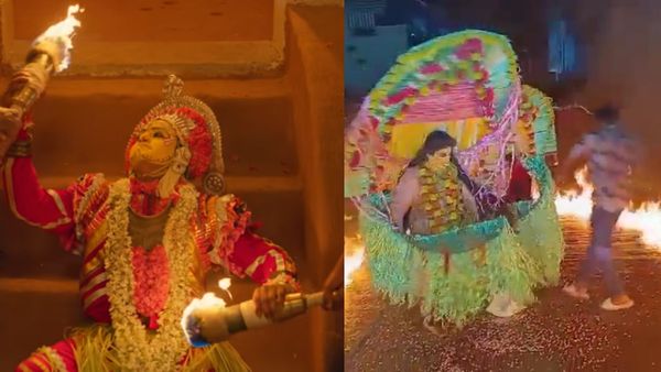 ಗಣೇಶ ವಿಸರ್ಜನೆಯಲ್ಲಿ ಕಾಂತಾರ ಹಾಡಿಗೆ ಫಿಲ್ಮಿ ಎಫೆಕ್ಟ್ ನೀಡಲು ಯತ್ನಿಸಿ ಅಗ್ನಿ ಅವಘಡ, ಐವರು ಗಾಯಾಳು