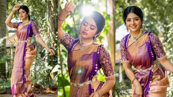 ಡಿಫರೆಂಟ್ ಆಗಿ ಸೀರೆಯುಟ್ಟು ನವಿಲಾಗಿ ನಲಿದ ಮೇಘಾ ಶೆಟ್ಟಿ, ನವರಾತ್ರಿಯ ನವತಾರೆ ಎಂದ ಫ್ಯಾನ್ಸ್!