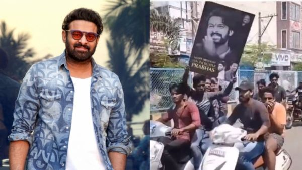 ಪ್ರಭಾಸ್ ಹುಟ್ಟುಹಬ್ಬ ಸಂಭ್ರಮಾಚರಣೆ ಆರಂಭಿಸಿದ ಅಭಿಮಾನಿಗಳು; ಆಂಧ್ರದಲ್ಲಿ ಬೈಕ್ ರ‍್ಯಾಲಿ