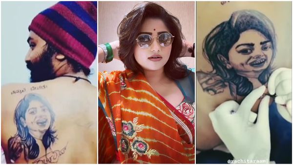 Rachita Ram: ಅಭಿಮಾನಿ ಬೆನ್ನಿನ ಮೇಲೆ ಮೂಡಿದ ರಚ್ಚು ಮುಗುಳು ನಗು; ವಿಡಿಯೋ ವೈರಲ್