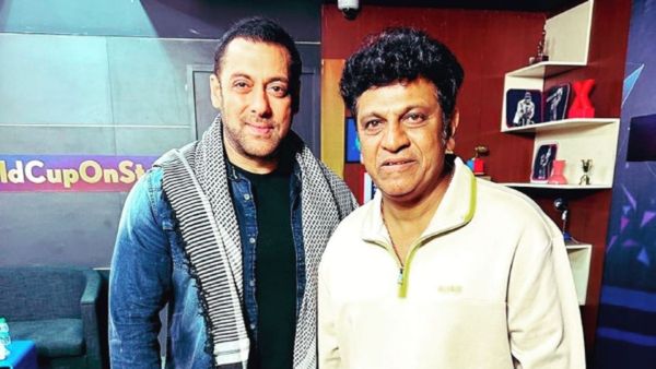 ಭಾರತ ಮತ್ತು ಪಾಕಿಸ್ತಾನ ಪಂದ್ಯದ ವೇಳೆ ಕರುನಾಡ ಚಕ್ರವರ್ತಿ ಶಿವರಾಜ್ ಕುಮಾರ್ ಭೇಟಿಯಾದ ಸಲ್ಮಾನ್ ಖಾನ್