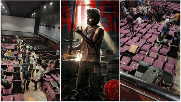 Leo Trailer: 'ಲಿಯೋ' ಟ್ರೈಲರ್ ಸ್ಕ್ರೀನಿಂಗ್ ವೇಳೆ ಫ್ಯಾನ್ಸ್ ಪುಂಡಾಟ.. ಥಿಯೇಟರ್‌ ಸೀಟ್‌ಗಳು ಪೀಸ್ ಪೀಸ್!