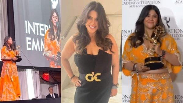 Emmy Awards 2023: ಎಮ್ಮಿ ಪ್ರಶಸ್ತಿ ಪಡೆದ ಮೊದಲ ಭಾರತೀಯ ನಿರ್ಮಾಪಕಿ ಏಕ್ತಾ ಕಪೂರ್