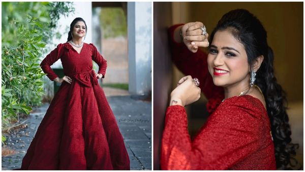 ಕೆಂಪು ಉಡುಗೆಯಲ್ಲಿ ಪಾತರಗಿತ್ತಿಯಂತೆ ಮಿಂಚಿದ ನಟಿ ಚಿನ್ನು ರಶ್ಮಿ ಪ್ರಭಾಕರ್