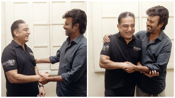 21 ವರ್ಷಗಳ ಬಳಿಕ ಒಟ್ಟಿಗೆ ಶೂಟಿಂಗ್‌ ಸೆಟ್‌ನಲ್ಲಿ ಕಂಡ ರಜನಿಕಾಂತ್-ಕಮಲ್ ಹಾಸನ್