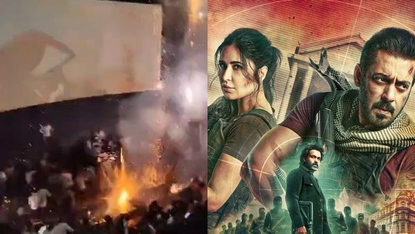 ಸಲ್ಮಾನ್ ನಟನೆಯ ಟೈಗರ್ 3 ಪ್ರದರ್ಶನದ ವೇಳೆ ಪಟಾಕಿ ಹಚ್ಚಿ ಹುಚ್ಚಾಟ ಮೆರೆದ ಫ್ಯಾನ್ಸ್!: ಭಯಂಕರ ವಿಡಿಯೋ ಇಲ್ಲಿದೆ