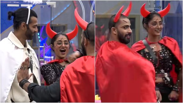 BBK10:'ರಾಕ್ಷಸ ಗಣ'ದ ಕೈಯಲ್ಲಿ ಸಿಲುಕಿ ಒದ್ದಾಡಿದ 'ಗಂಧರ್ವರು.. ವಿನಯ್ ಹಿಂದೆ ಬಿದ್ದ ಸಂಗೀತಾ, ಕಾರ್ತಿಕ್!