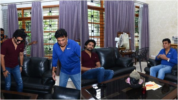 ಶಿವಣ್ಣನ ಮನೆಯಲ್ಲಿ 'ಹಾಯ್ ನಾನ್ನ' ನಟ ನಾನಿ: ಇಬ್ಬರು ನಟರ ನಡುವೆ ನಡೆದ ಸಂಭಾಷಣೆ ಏನು?