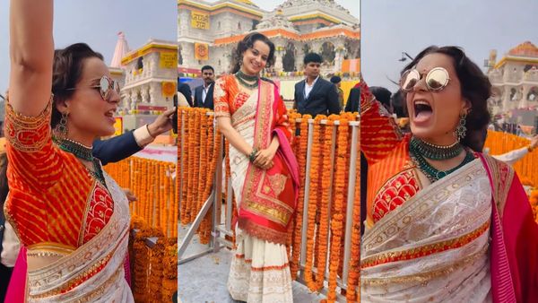 'ರಾಮ ಬಂದ' ಎಂದು ಘೋಷಣೆ ಕೂಗುತ್ತಾ ಅಯೋಧ್ಯೆಯಲ್ಲಿ ಕುಣಿದಾಡಿದ ನಟಿ ಕಂಗನಾ ರನೌತ್!