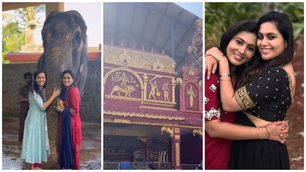 ಕಟೀಲು ದುರ್ಗಾದೇವಿಯ ದರ್ಶನ ಪಡೆದ ನೇಹಾ- ಸೋನು ಸಹೋದರಿಯರು