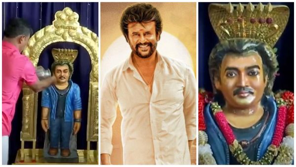 ಮನೆಯಲ್ಲಿ ಪ್ರತಿಷ್ಠಾಪಿಸಿದ ರಜನಿಕಾಂತ್ ವಿಗ್ರಹಕ್ಕೆ ಪೂಜೆ ಸಲ್ಲಿಸಿ ಸಂಕ್ರಾಂತಿ ಆಚರಿಸಿದ ಅಭಿಮಾನಿ