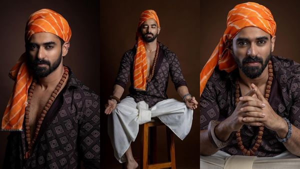 ಕೊರಳಲ್ಲಿ ರುದ್ರಾಕ್ಷಿ ಧರಿಸಿ ಧ್ಯಾನ ಮಾಡಿದ ಶೈನ್ ಶೆಟ್ಟಿ: ಏನಿದು ನ್ಯೂ ಲುಕ್..?