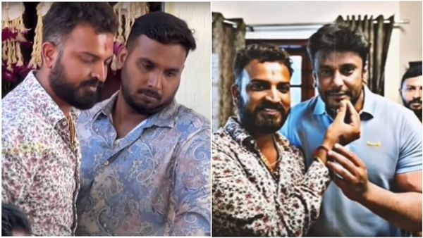 'ಒಡೆಯ'ನ ಮನೆಗೆ ಓಡೋಡಿ ಬಂದ 'ಹಳ್ಳಿಕಾರ್'; ದರ್ಶನ್ ಮನೆ ಮುಂದೆ ವರ್ತೂರು ಸಂತೋಷ್