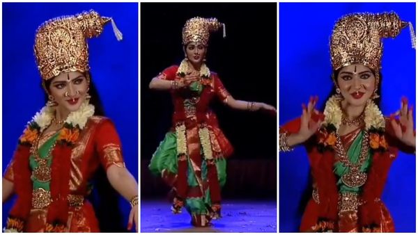 Video viral: ಮತ್ತೆ ವೇದಿಕೆ ಏರಿದ ಶ್ರೀಲೀಲಾ; ಗೋದಾ ದೇವಿ ವೇಷದಲ್ಲಿ ಮೋಡಿ ಮಾಡುತ್ತಿರುವ ನಟಿ